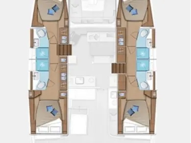 Noleggio barche Lagoon Lagoon 46 a Trogir su Samboat