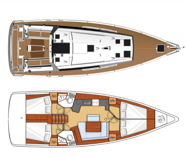 Noleggio barche Lefkáda economico Oceanis 45