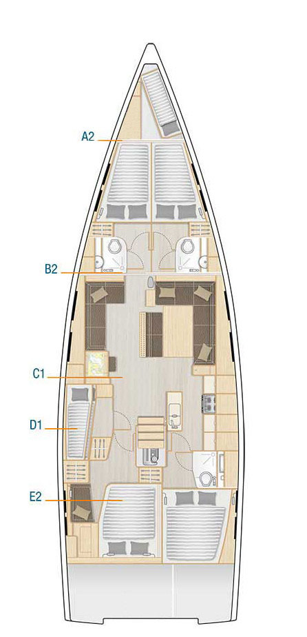 Noleggiare una Hanse Hanse 548 a Castelli