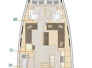 Noleggiare una Hanse Hanse 548 a Castelli