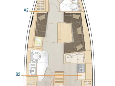 Noleggio barche Hanse Hanse 418 a Sukošan su Samboat