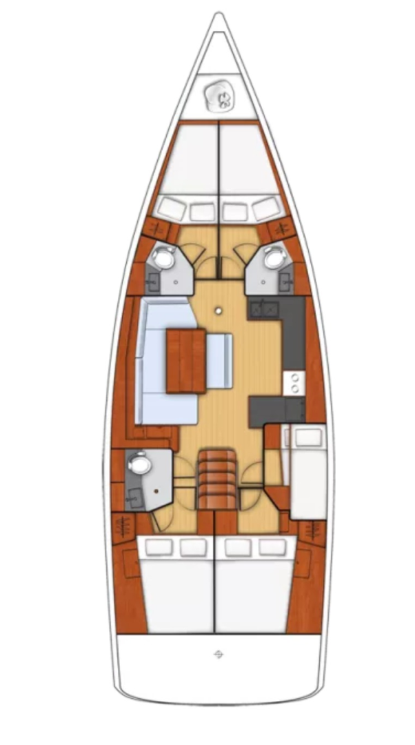 Noleggio barche Fethiye economico Oceanis 48