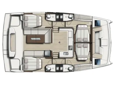 Noleggio barche Göcek economico Bali Catspace Voile