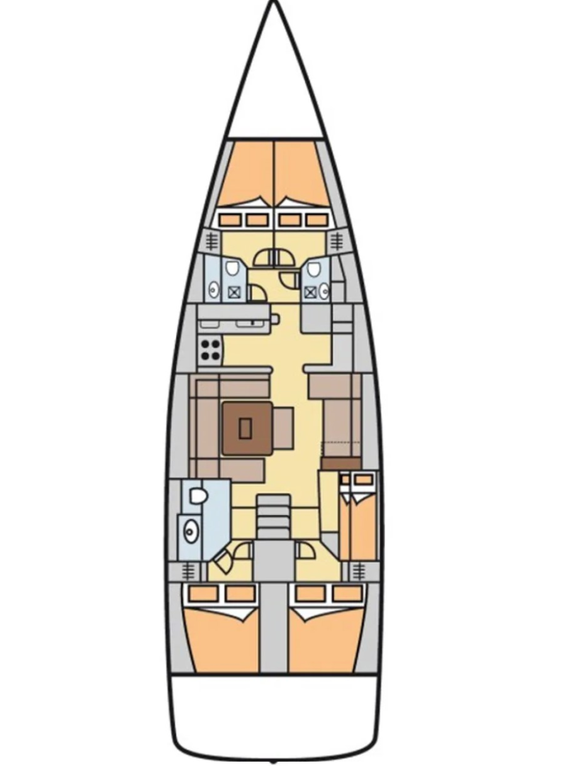 Noleggio Barca a vela Dufour con patente nautica
