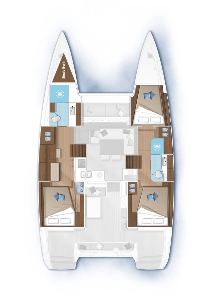 Noleggio barche Road Town economico Lagoon 40