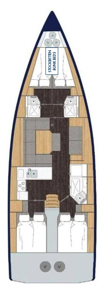 Noleggio Barca a vela Bavaria con patente nautica