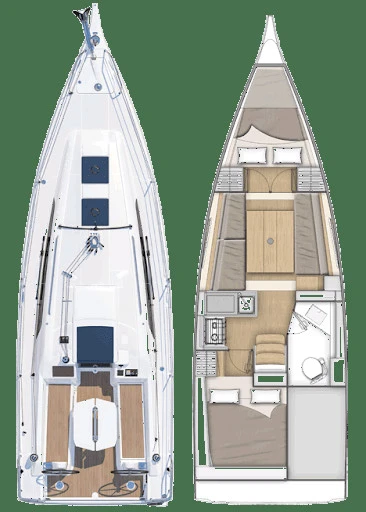 Noleggio Barca a vela a Ajaccio – Bénéteau Oceanis 30.1