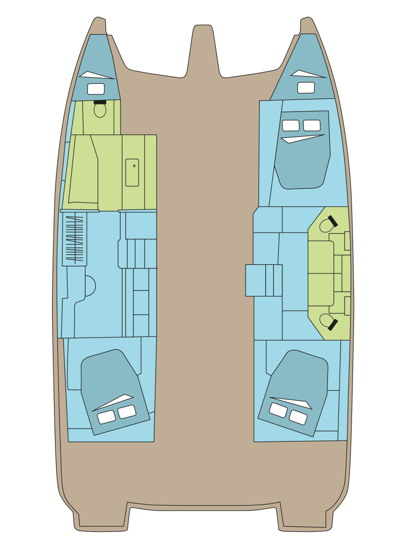 Noleggio Catamarano a Nassau – Fountaine Pajot Fountaine Pajot FP 44 Maestro - 3 + 2 cab.