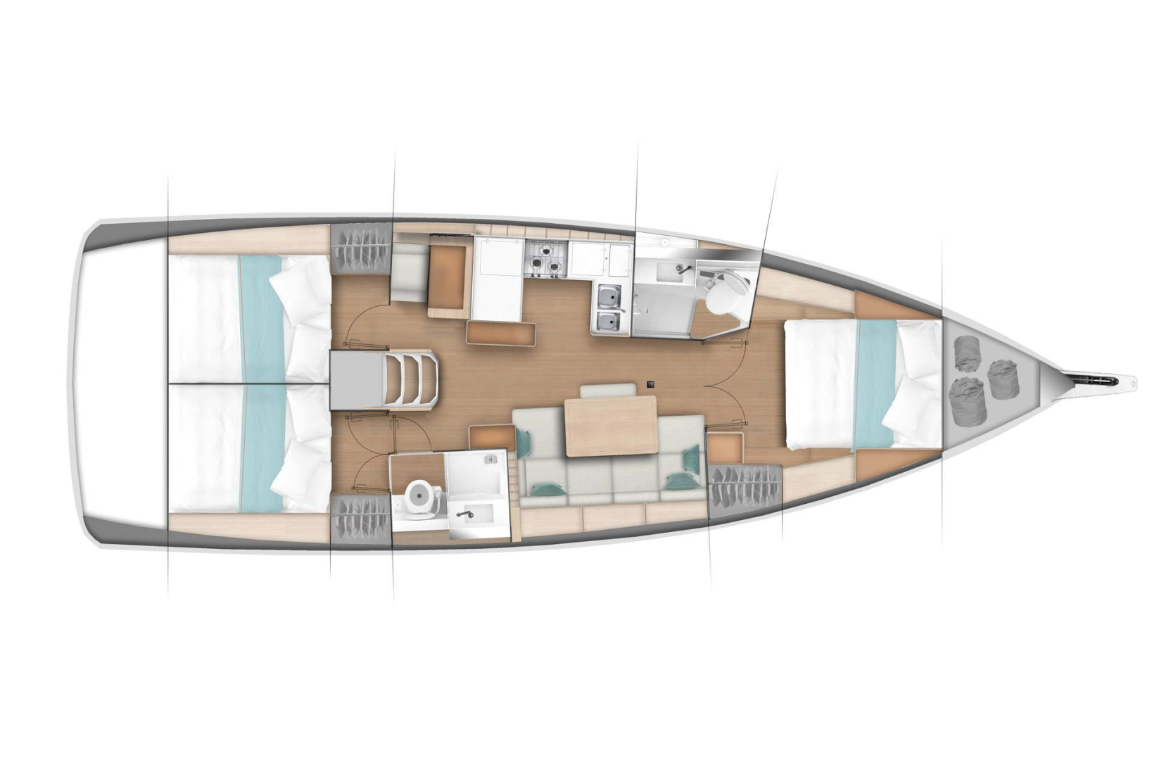 Jeanneau Sun Odyssey 440 da affittare a  Punat