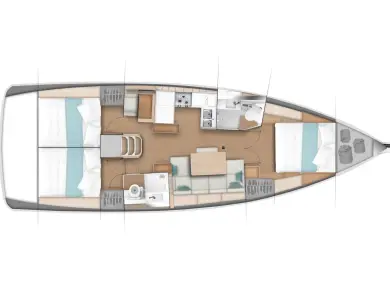 Jeanneau Sun Odyssey 440 da affittare a  Punat