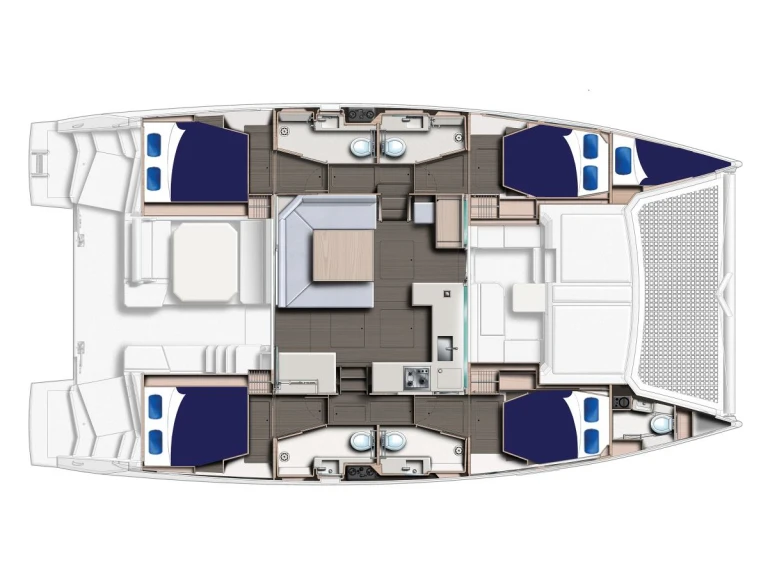 Noleggio Catamarano a Il Pireo – Leopard Leopard 45