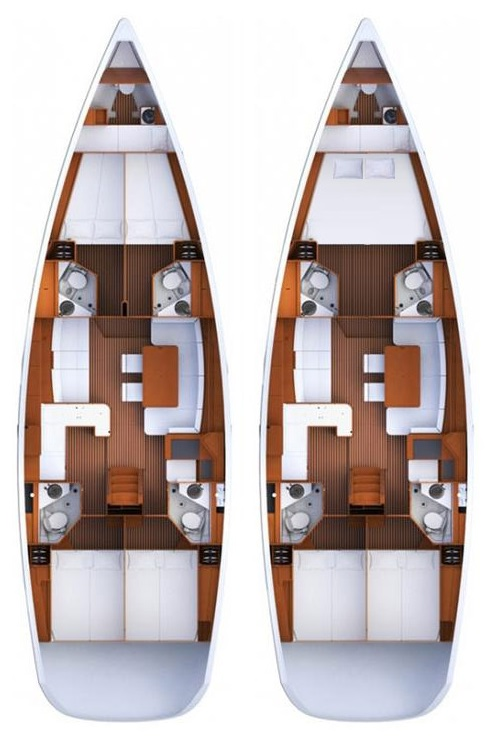 Noleggio barche Palma de Maiorca economico Jeanneau 53