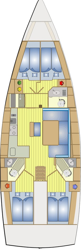Noleggio barche Álimos economico Cruiser 46