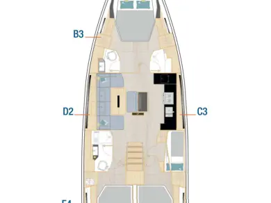 Noleggio Barca a vela Hanse con patente nautica
