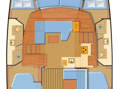 Noleggio Catamarano Fountaine Pajot con patente nautica