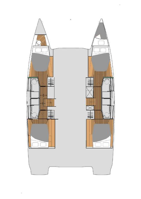 Noleggio Catamarano a Trogir – Fountaine Pajot Elba 45