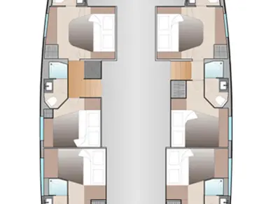Noleggio Catamarano Fountaine Pajot con patente nautica