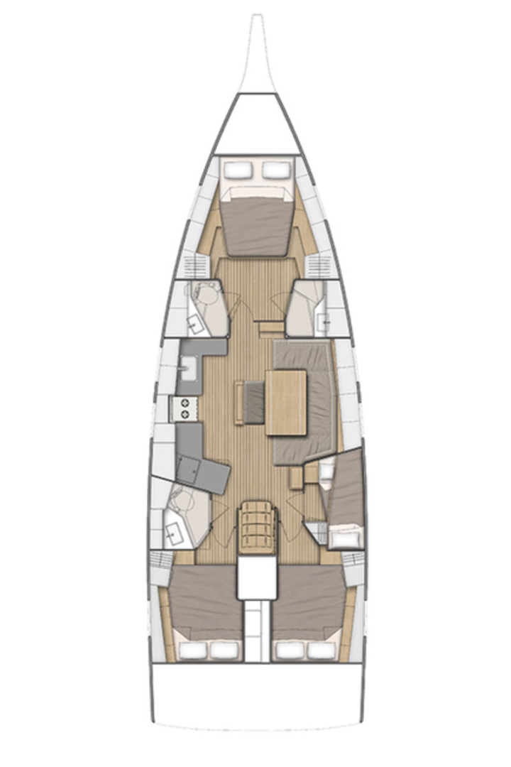 Noleggio barche Bénéteau Oceanis 46.1 a Seget Donji su Samboat