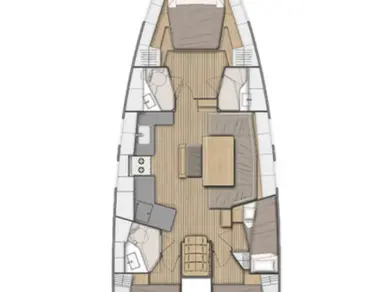 Noleggio barche Bénéteau Oceanis 46.1 a Seget Donji su Samboat