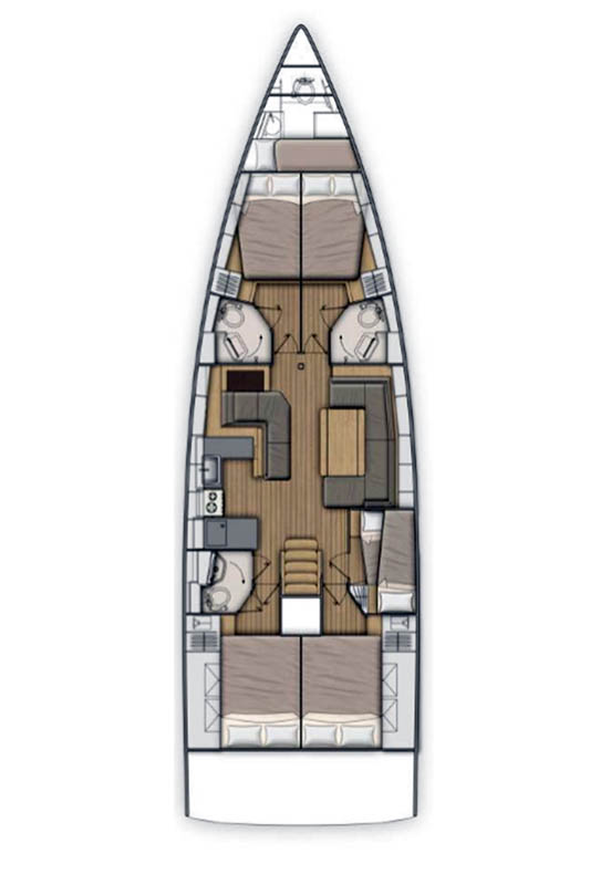 Noleggio barche Komolac economico Oceanis 51.1