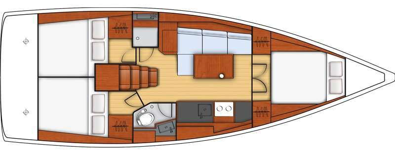 Noleggio barche Bénéteau Oceanis 38.1 a Zaravecchia (Biograd) su Samboat