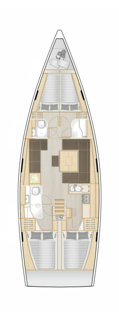 Noleggio Barca a vela Hanse con patente nautica