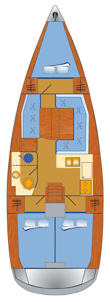 Noleggio barche Jeanneau Sun Odyssey 389 a Rogosnizza su Samboat