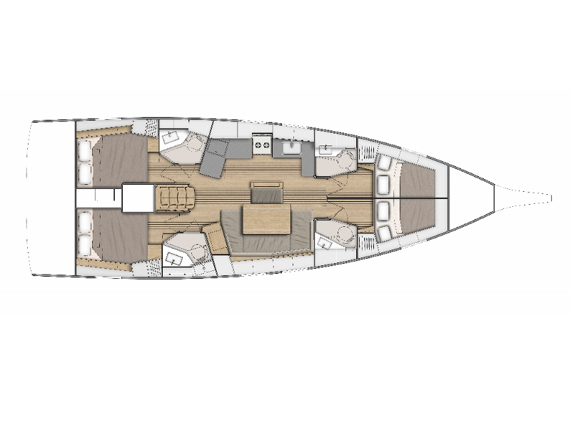 Noleggio barche Bénéteau Oceanis 46.1 a Pomer su Samboat