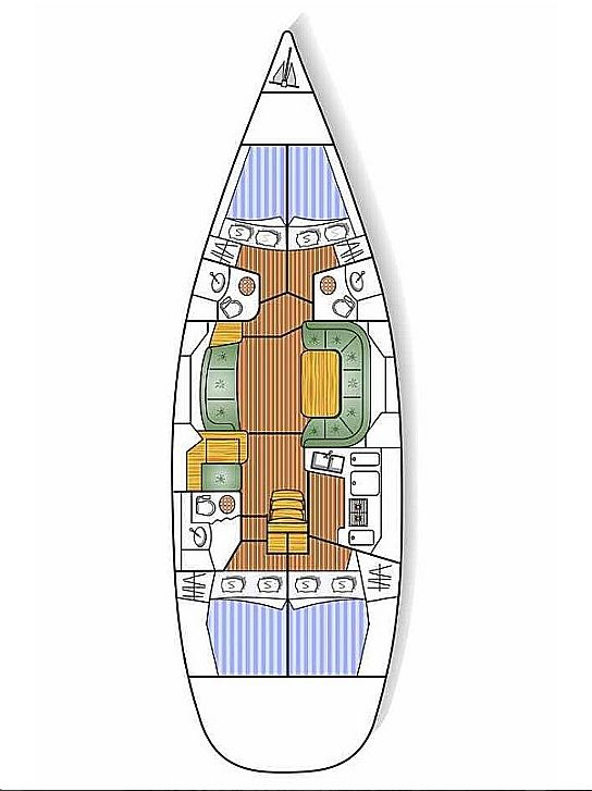 Jeanneau Sun Odyssey 49 DS da affittare a  Lávrio