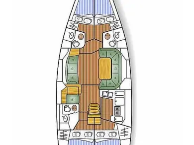 Jeanneau Sun Odyssey 49 DS da affittare a  Lávrio