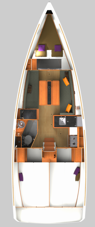 Noleggio barche Rogač economico Sun Odyssey 349
