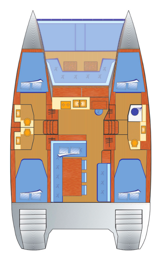 Noleggio Catamarano a Can Pastilla – Bali Bali 4.0