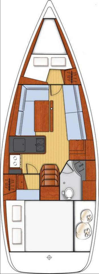 Bénéteau Oceanis 31 da affittare a  Spalato