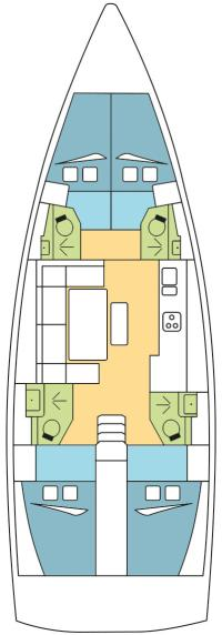 Noleggiare una Dufour Dufour 460 Grand Large a Cattaro