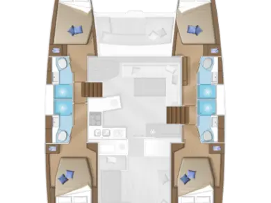 Noleggio Catamarano a Mykonos (Isola) – Lagoon Lagoon 450 F