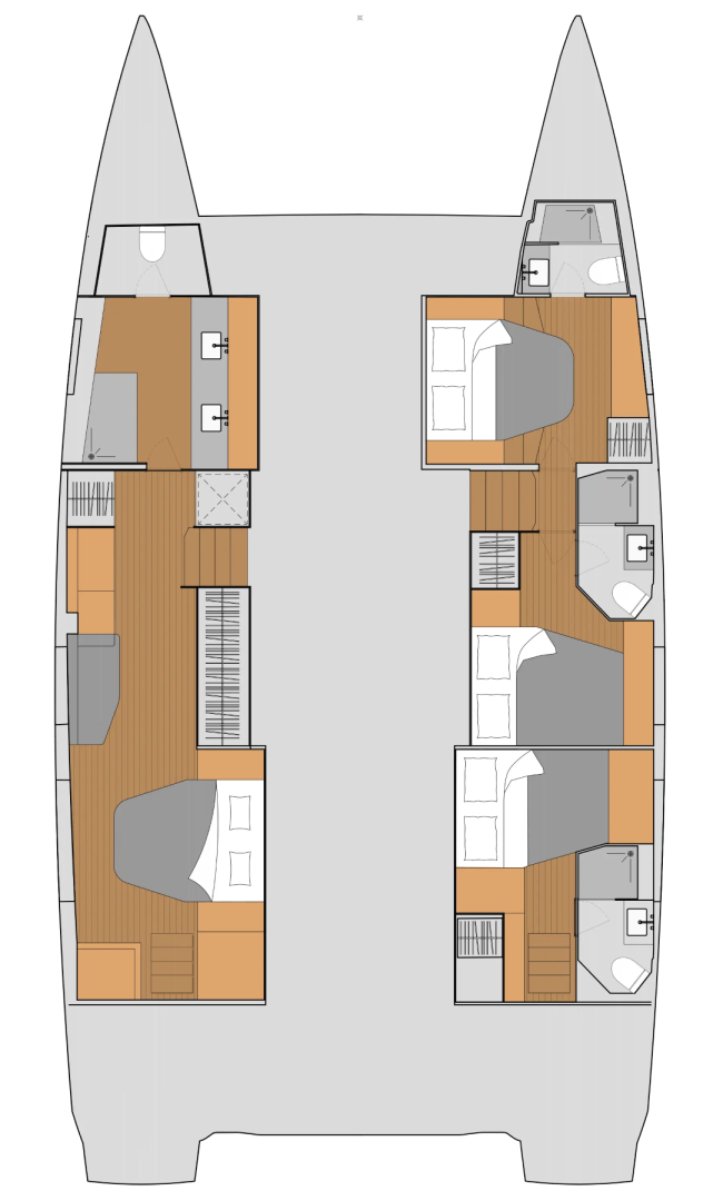 Noleggio Catamarano Fountaine Pajot con patente nautica