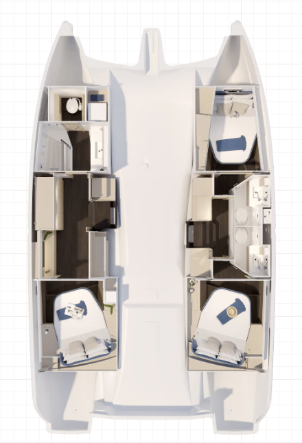 Noleggio Catamarano con o senza skipper Fountaine Pajot a Frenchtown