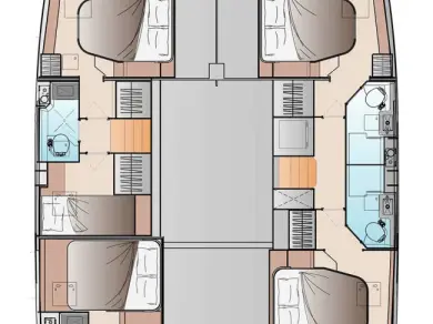 Noleggio Catamarano a Frenchtown – Fountaine Pajot Fountaine Pajot FP 48 Quintet 5
