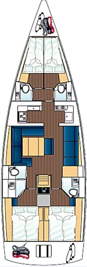 Dufour Dufour 500 Grand Large da affittare a  San Vincenzo
