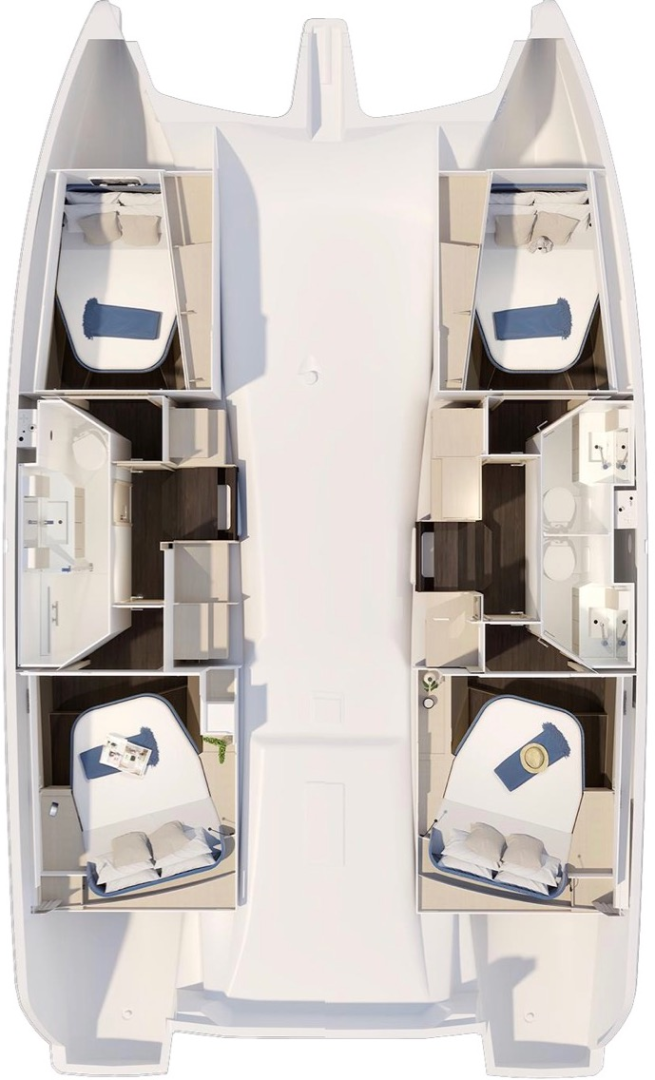 Noleggio Catamarano con o senza skipper Fountaine Pajot a Golfe-Juan