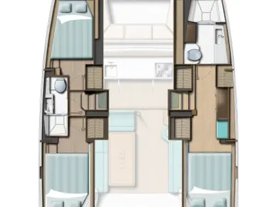 Noleggio Catamarano Bali con patente nautica