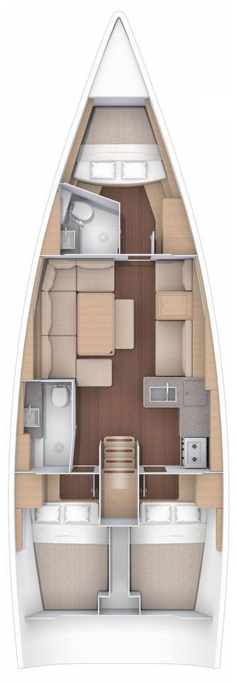 Noleggio Barca a vela Dufour con patente nautica