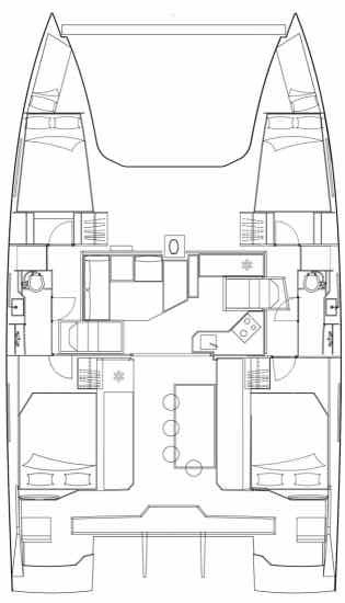 Noleggio barche Tropea economico Nautitech 40