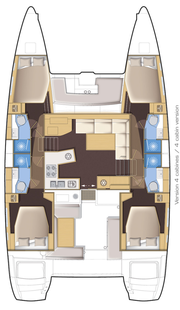 Noleggio Catamarano con o senza skipper Lagoon a Palma de Maiorca