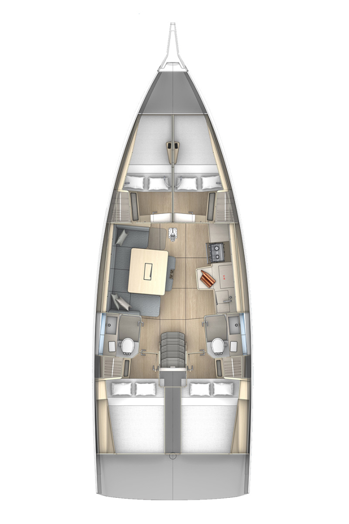Noleggio barche Dufour Dufour 41 a Seget Donji su Samboat