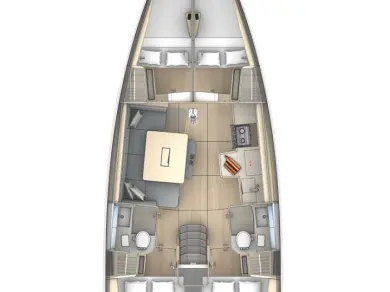 Noleggio barche Dufour Dufour 41 a Seget Donji su Samboat