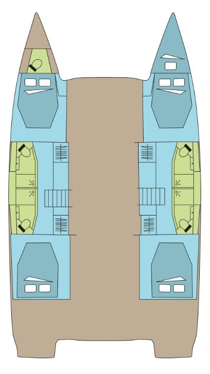 Fountaine Pajot Elba 45 da affittare a  Komolac