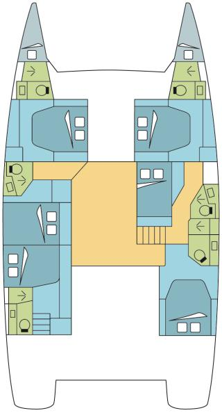 Fountaine Pajot Saba 50 da affittare a  Seget Donji