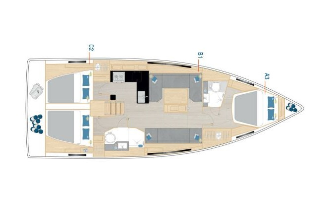 Noleggiare una Hanse Hanse 410 a Zaravecchia (Biograd)
