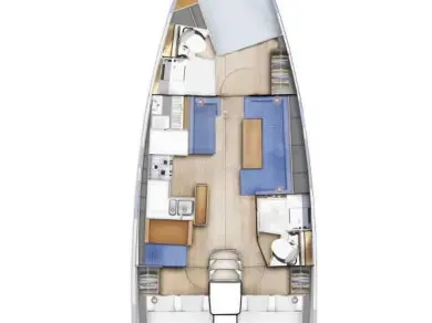 Noleggio barche Jeanneau Sun Odyssey 410 a Lávrio su Samboat